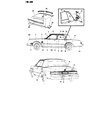 Diagram for Chrysler Fifth Avenue Door Moldings - 4229816