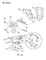 Diagram for 1995 Dodge Ram 1500 Engine Mount - 52058217