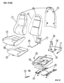 Diagram for 1993 Dodge Viper Seat Cover - GR88MKA