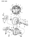 Diagram for Dodge Lancer Wheel Stud - 5204272