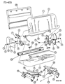 Diagram for 1994 Chrysler Town & Country Seat Belt - HS71PF6