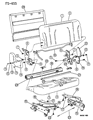 Diagram for 1993 Dodge Grand Caravan Seat Belt - HS70MM6