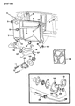 Diagram for 1992 Dodge Daytona Engine Cooling Fan - 4401958