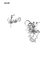 Diagram for 1992 Dodge D350 Power Steering Hose - 52007108