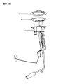 Diagram for Dodge D150 Fuel Level Sensor - 4051871