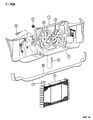 Diagram for Dodge Viper Radiator - 5010701AA