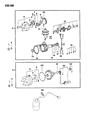 Diagram for 1988 Dodge Ram 50 Distributor Cap - MD611686