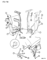 Diagram for 1994 Dodge Caravan Seat Belt - 4680373