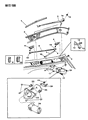 Diagram for 1990 Chrysler Town & Country Wiper Arm - 4389360
