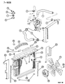 Diagram for 1994 Jeep Grand Cherokee Cooling Fan Assembly - 52027888