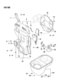 Diagram for Dodge Colt Oil Pan - MD152496