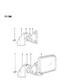 Diagram for Dodge Ram 50 Car Mirror - MB476282