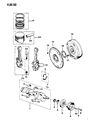 Diagram for Jeep J20 Piston - J8133808