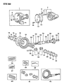 Diagram for 1991 Dodge Ram 50 Axle Shaft Seal - MB664285