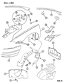 Diagram for Chrysler New Yorker Bumper - 4630253