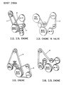 Diagram for Dodge Shadow Drive Belt - 4612461