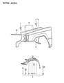 Diagram for 1989 Dodge Ram 50 Fender - MB506105