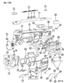 Diagram for 1996 Jeep Grand Cherokee Ashtray - 55115121