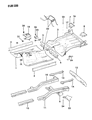 Diagram for 1985 Jeep Wagoneer Floor Pan - 57000005