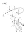 Diagram for 1984 Dodge Ram 50 Accelerator Cable - MB181270