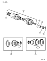 Diagram for 1996 Dodge Neon Axle Shaft - 4670605