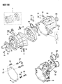 Diagram for Dodge Ram Wagon Manual Transmission Extension Housing Seal - 4636502