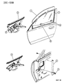 Diagram for Dodge Intrepid Window Regulator - 4773918