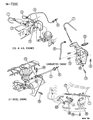 Diagram for 2001 Jeep Cherokee Throttle Cable - 52079504