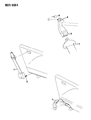 Diagram for 1991 Dodge Ram Wagon Seat Belt - 5AY85KC5