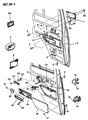 Diagram for 1997 Dodge Ram Wagon Window Regulator - 55274565