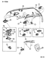 Diagram for 1997 Dodge Grand Caravan Dome Light - JV76SJJ