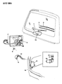 Diagram for 1993 Chrysler Town & Country Windshield Wiper - 4638751