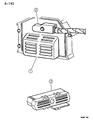 Diagram for Dodge Caravan Engine Control Module - 4686815