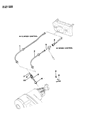 Diagram for Mopar Speedometer Cable - J5752282