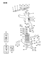 Diagram for Dodge Ram 50 Steering Knuckle - MB430827