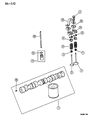 Diagram for 1995 Jeep Cherokee Camshaft - 53006646