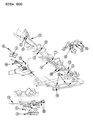 Diagram for 1993 Dodge Caravan Parking Brake Cable - 4683388