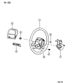 Diagram for 1994 Jeep Grand Cherokee Air Bag - 5DV01MX8