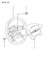 Diagram for Dodge Colt Air Bag - MR131563