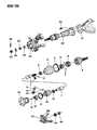 Diagram for 1988 Dodge Dakota Axle Shaft - R2073972AC