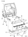 Diagram for 1996 Jeep Grand Cherokee Bumper - 4798892