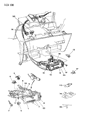 Diagram for Dodge Daytona Blower Control Switches - 3848645