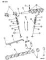 Diagram for Chrysler Imperial Camshaft - 4448049