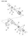 Diagram for 1991 Dodge Dakota Universal Joint - 4713528