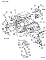 Diagram for Chrysler LeBaron Engine Mount - 4668127