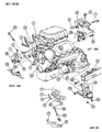 Diagram for 1995 Dodge Grand Caravan Engine Mount Bracket - 4668127