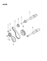 Diagram for Dodge Ram 50 Crankshaft Timing Gear - MD041400