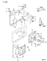 Diagram for Dodge Stealth Radiator Hose - MB605459