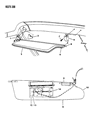 Diagram for 1997 Dodge Ram Van Sun Visor - L559MD5