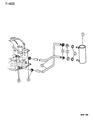 Diagram for Chrysler New Yorker Transmission Oil Cooler Hose - 4495659